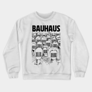 Barcode face Bauhaus Crewneck Sweatshirt